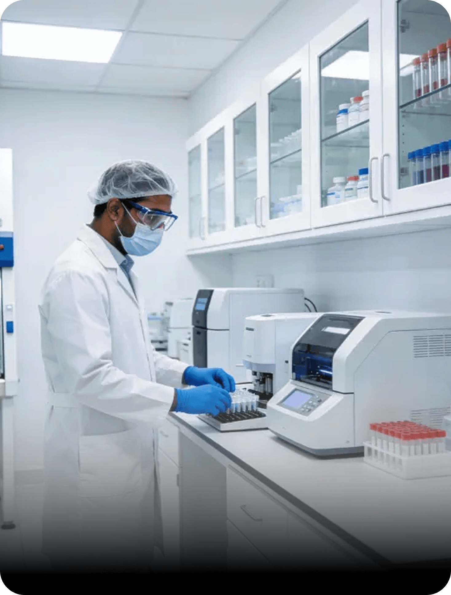 DNA testing and genetic analysis performed in a certified laboratory at Origin108