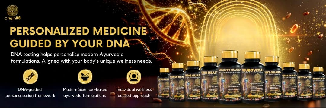 Ayurvedic wellness powered by modern science and DNA insights at Origin108
