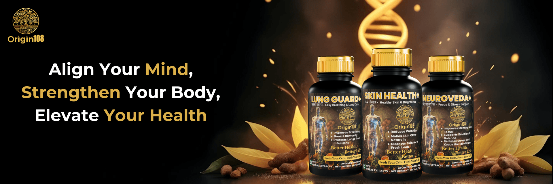 Ayurvedic wellness powered by modern science and DNA insights at Origin108