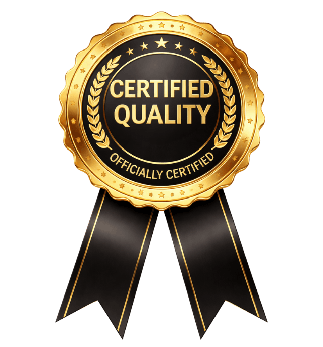 Certified quality standards followed for DNA testing and wellness products at Origin108